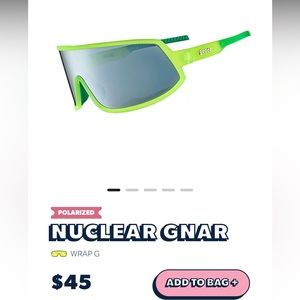 GOODR Polarized Nuclear Gnar Mirrored Reflective Sunglasses